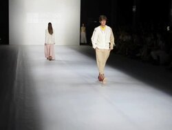 Runway of British Colony at Fashion Rio at Pier Maua on January 12, 2011 in Rio de Janeiro, Brazil. (Footage by Buda Mendes/LatinContent/Getty Images) Stock Footage