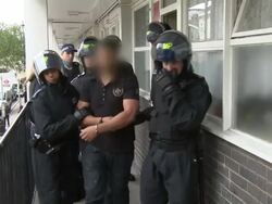 Police Arrest Man in Connection with the Riots News Clip