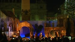 Lighting of Christmas tree; Nativity; new lighting on St Peter's Basilica Instructional Video