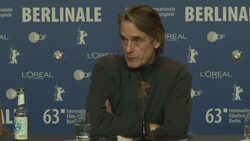 Jeremy Irons brings new romantic film to Berlin News Clip