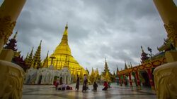 Shwedagon pagoda Myanmar. Stock Footage