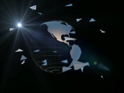 Air transport Loop Stock Footage