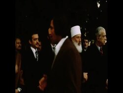 UPITN 20 3 77 FUNERAL OF ASSASSINATED LEFTIST LEADER JUMBLATT News Clip