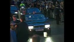 Princess Diana attends a Royal Premiere of 'Hook' with Prince William and Prince Harry News Clip