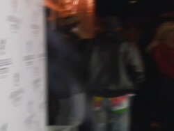 2007 Sundance Film Festival American Eagle White Out Party Stock Footage