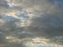 CLOUDS SPEEDED UP 028 Stock Footage