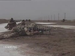 British Soldiers early battle in Southern Iraq News Clip