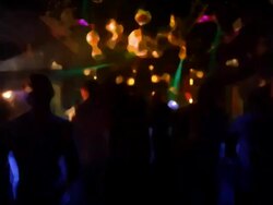 Nightclub dancers Stock Footage