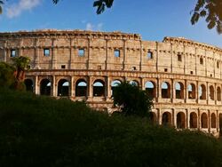 The Coliseum of Rome Stock Footage