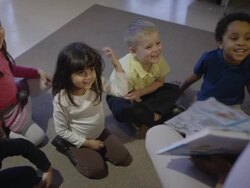 Preschool Story Time Stock Footage
