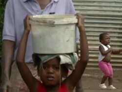 Shanty town street scenes in Soweto, South Africa News Clip