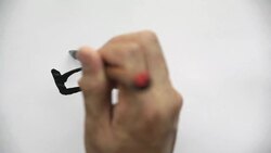 Ink Brush Writing Chinese Character, Means ' China' Stock Footage