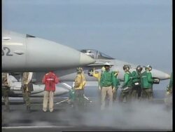 ADRIATIC: ABOARD US NAVY SHIPS USS EISENHOWER &amp; USS ANZIO News Clip