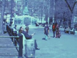 Union Square Park Stock Footage