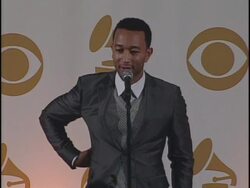 52nd Annual GRAMMY Awards - Press Room Stock Footage