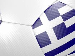 soccer ball Greece Stock Footage
