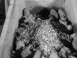 Holland recycles slag into insulation Stock Footage