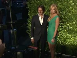 Guests at the Green Auction Stock Footage