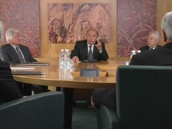 HD: Group of Business People Having Board Meeting Stock Footage