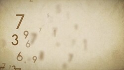 Numbers Background Loop Old Paper - Stock Video Stock Footage