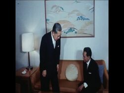 SYND 29-10-70 CHENG HENG, CHIEF OF STATE OF CAMBODIA, MEETS JAPANESE PRIME MINISTER, EISAKU SATO News Clip