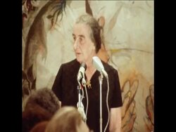 LIB 11-11-71 GOLDA MEIR ADDRESSES THE JEWISH WOMENS COUNCIL News Clip