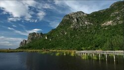 Khao Sam Roi Yot in Thailand Stock Footage