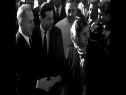 SYND 26 1 68 SOVIET PREMIOER KOSYGIN MEETS MRS. GANDHI Instructional Video
