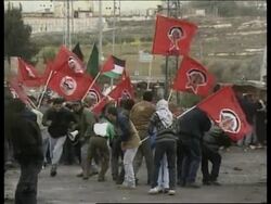 WEST BANK: ISRAELI-PALESTINIAN CLASHES News Clip
