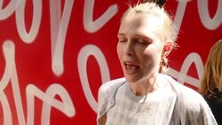 INTERVIEW - Sara Foster on why it was important for her to attend at Revlonï¿½s Annual Philanthropic Luncheon Stock Footage