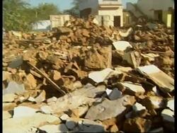 INDIA: GUJARAT STATE: EARTHQUAKE DISASTER: VILLAGES News Clip