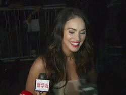 Megan Fox at the 2010 Toronto International Film Festival - 'Passion Play' Premiere at Toronto ON. (Footage by WireImage Video/GettyImages) Stock Footage