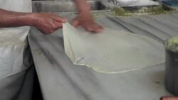 Make sweet pastry dough Stock Footage