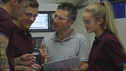 Apprentices in the Workplace Stock Footage