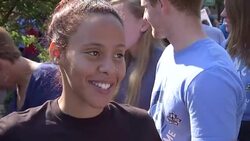 Vox Pops People Attending Barack Obama Rally News Clip