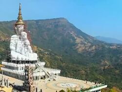 Temples in Phetchabun Province of Thailand Stock Footage