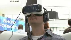 Samsung shows off its Gear VR goggles News Clip