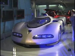 1992 Oldsmobile Aerotech concept car montage Stock Footage