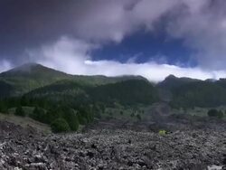 Field of lava Stock Footage