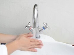 Washing Hands Stock Footage