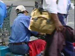 Oaxacan Mexico Shoeshine Stock Footage