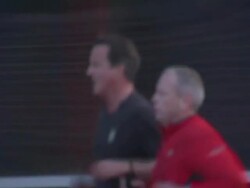 British Prime Minister David Cameron out for a jog in Birmingham News Clip