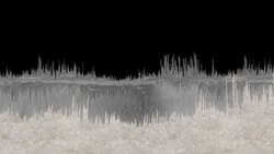 Splintery Wintery Tree Line scrolling with luma matte 1 Stock Footage