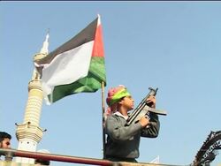 Thousands of children protest against Israeli action in Gaza News Clip