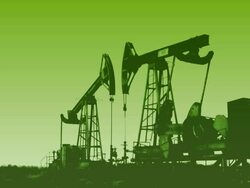 Oil rig (green) HD1080, NTSC, PAL Stock Footage