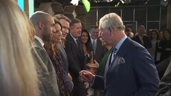 Prince Charles and the Duchess of Cornwall visit ITV Studios News Clip