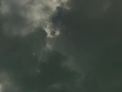 Clouds, pass sun, sun shot, Bahamas  Stock Footage