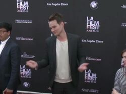 Adam Nee at the 2015 Los Angeles Film Festival -  Opening Night Premiere of 'Grandma' Stock Footage