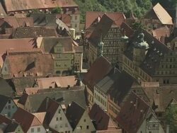 Rothenburg Centre Stock Footage