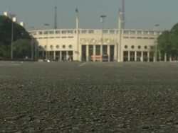 Estadio do Pacaembu stadium in Sao Paulo News Clip